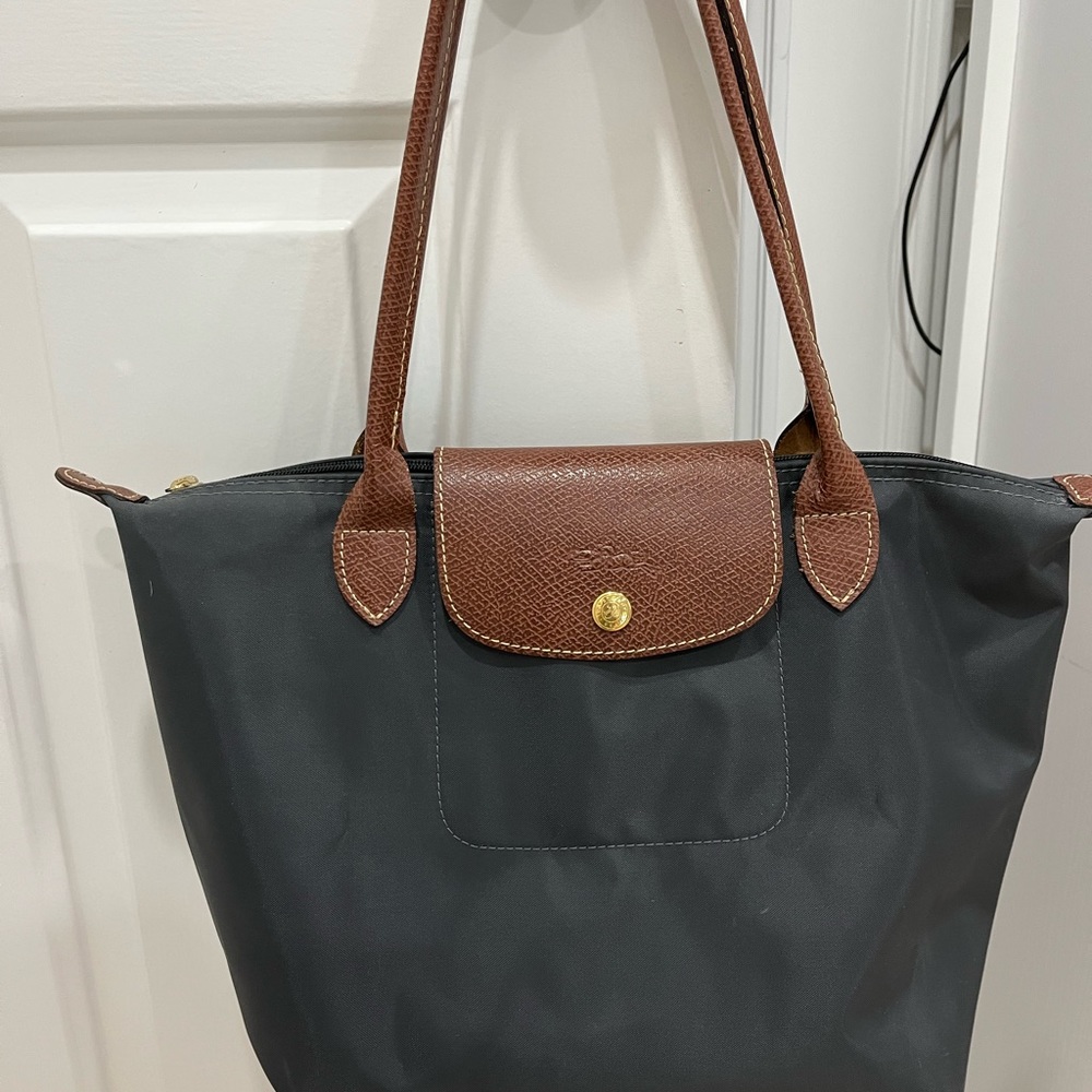 Authentic Blue Small Longchamp Bag